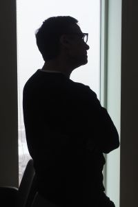 Silhouette of man